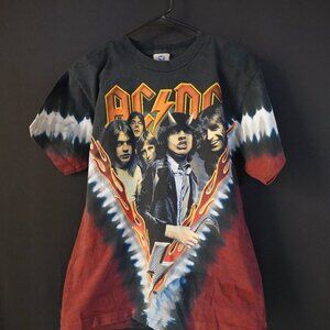 ACDC Highway to Hell Tie Dye Shirt